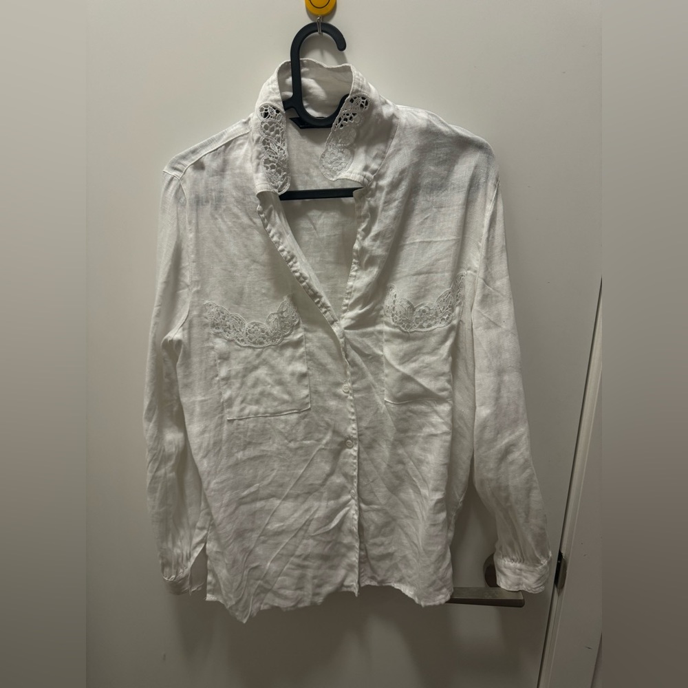 Zara floral shirt